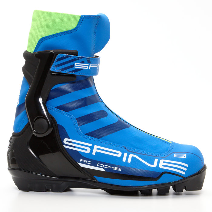 Лыжные ботинки SPINE SNS RC Combi (486) (синий/черный/салатовый)