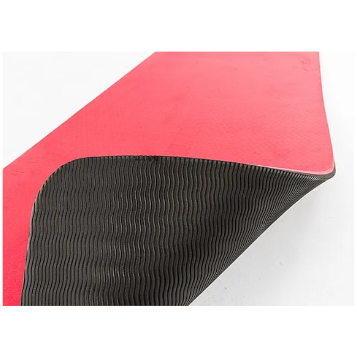 Коврик для фитнеса UFC 15 мм. (черный/красный)