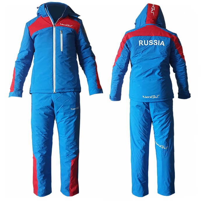 Костюм утепленный Jr. NORDSKI Active (голубой/черный)