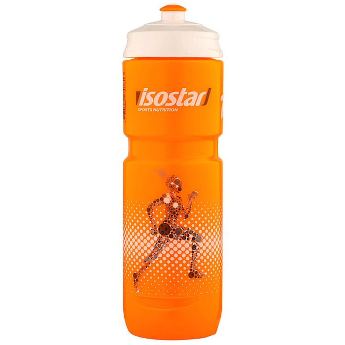 Фляга для питья ISOSTAR с клапаном (оранжевый/белый) 800 мл.