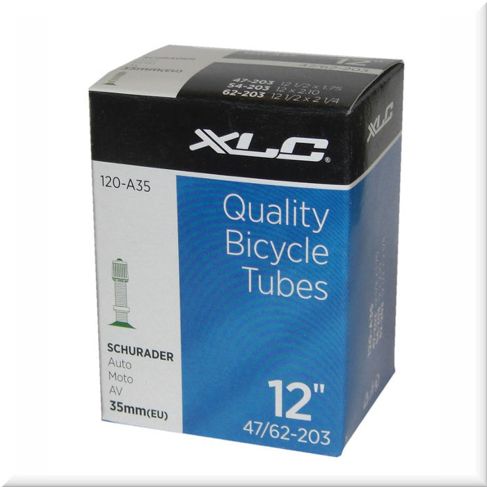 Камеры XLC Bicycle tubes 12 1/2 x 2 1/4 47/62-203 AV 35 mm 