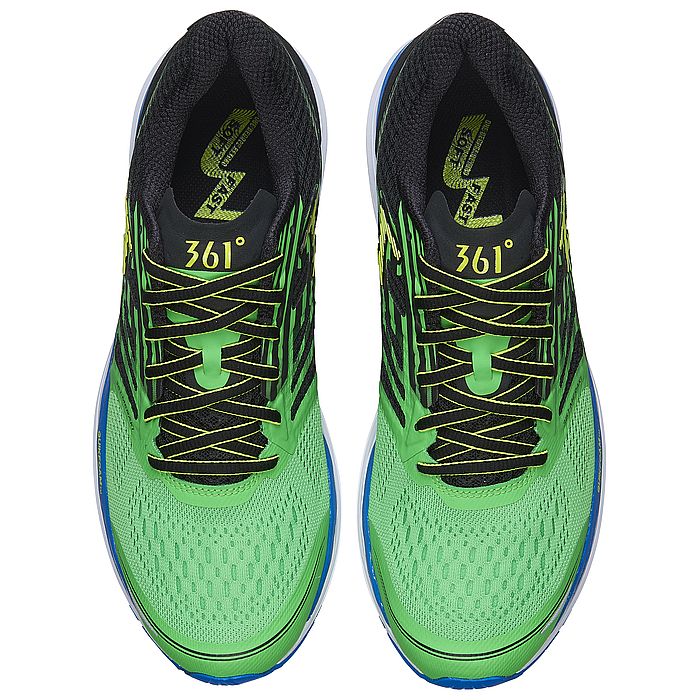 Кроссовки беговые 361° Meraki (зеленый/черный)