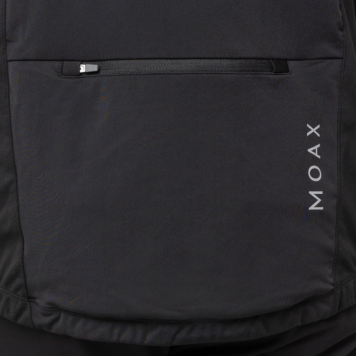 Куртка разминочная MOAX Navado Hybrid (черный/зеленый)