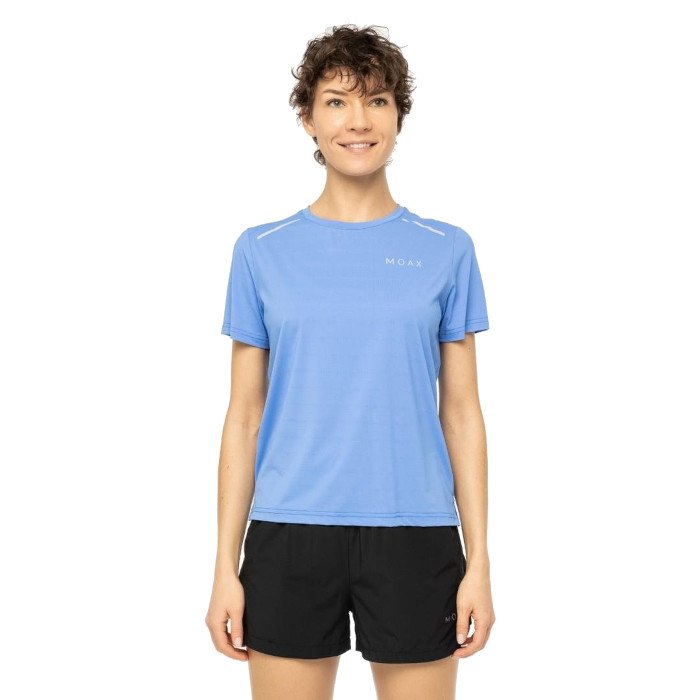 Футболка для бега женская MOAX Active Cool (синий)