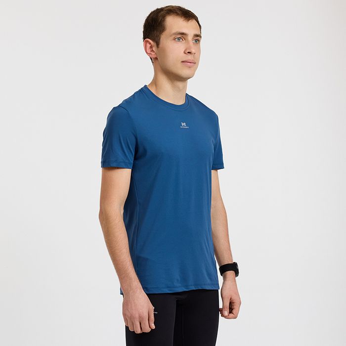 Футболка для бега NORDSKI Upcast (темно-синий)