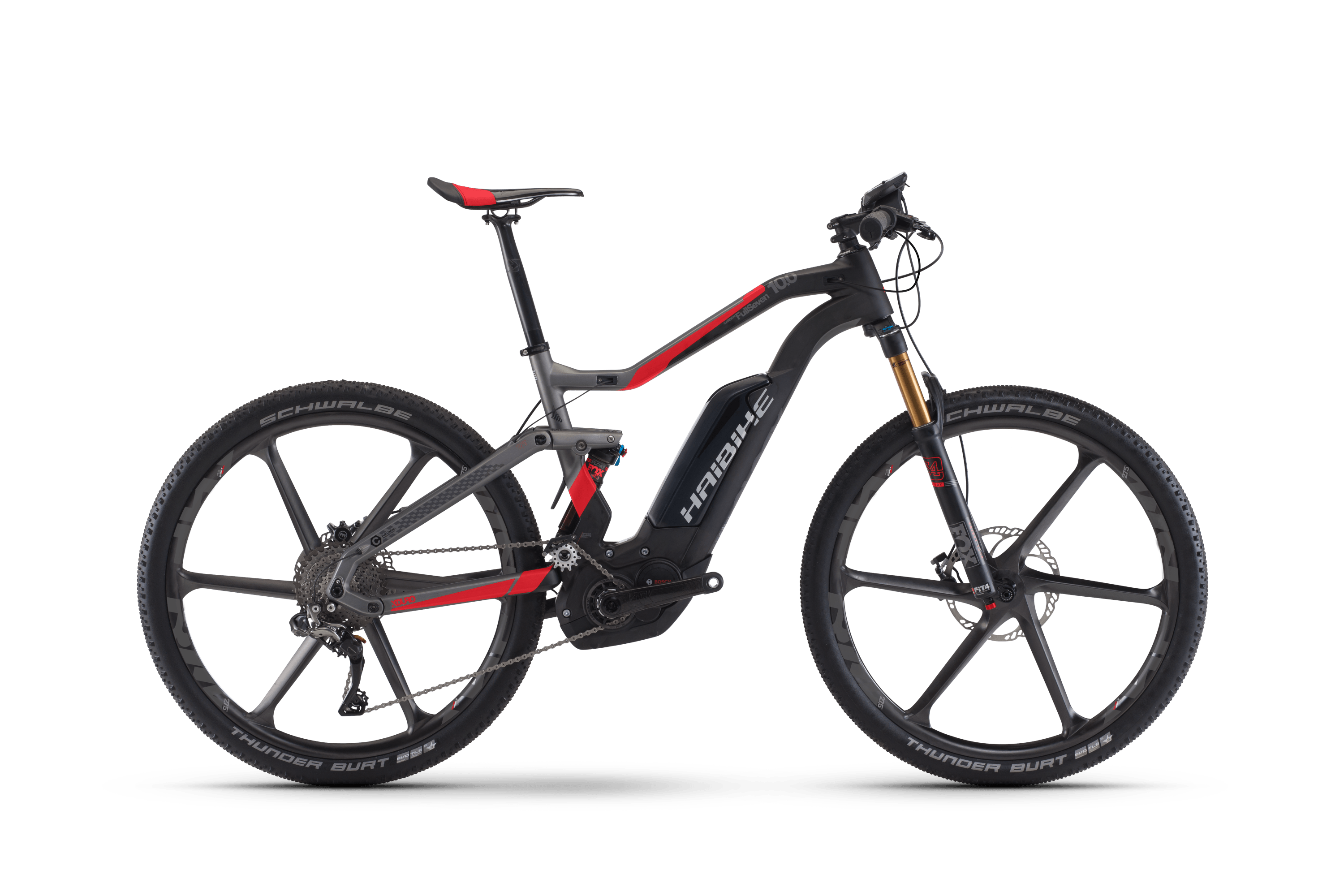 Электровелосипед HAIBIKE Xduro FullSeven Carbon 10.0 500 Wh. (черный) (2017)