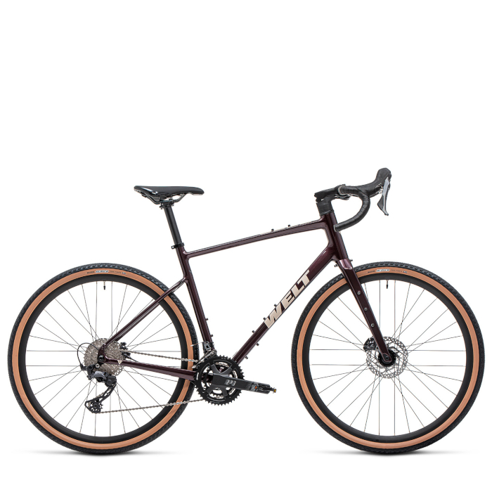 Велосипед гравийный WELT G112 (бордовый)