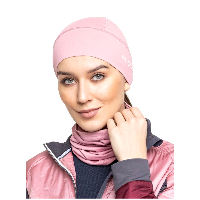 Шапка MOAX Tista Pony Tail с отверстием (розовый)