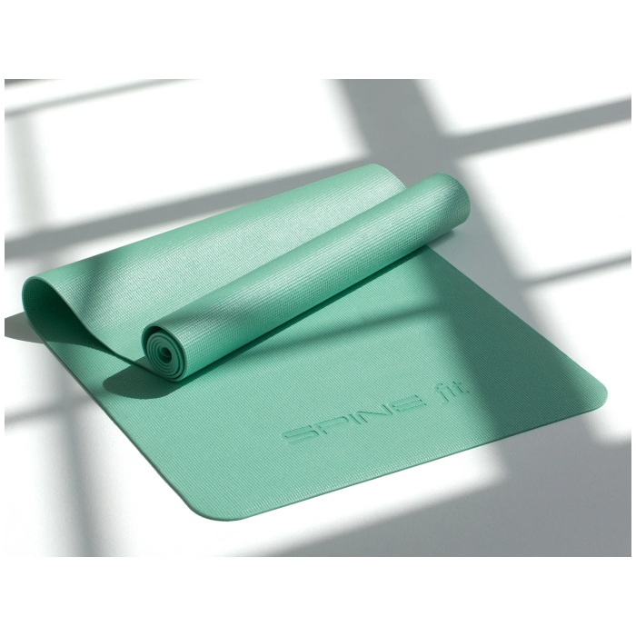 Коврик для йоги SPINE Fit PVC 4 мм. (мятный)