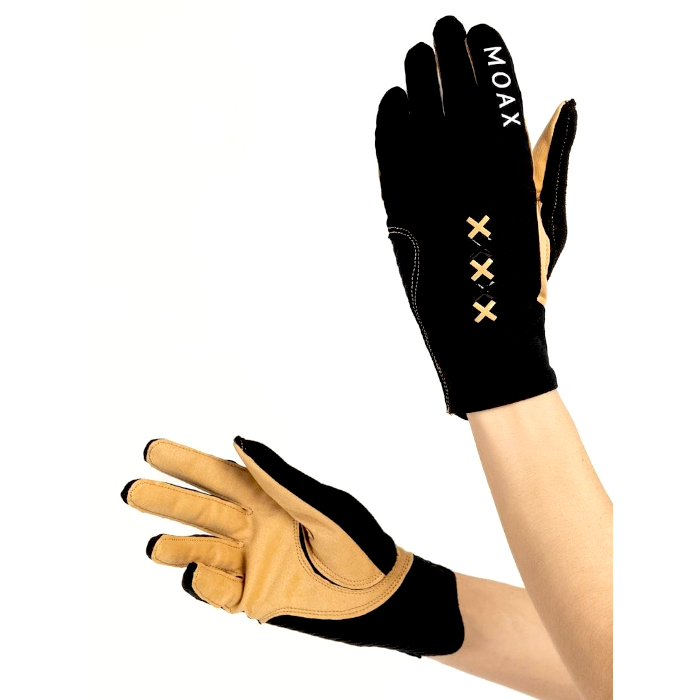 Перчатки лыжные MOAX Race Gold (черный)