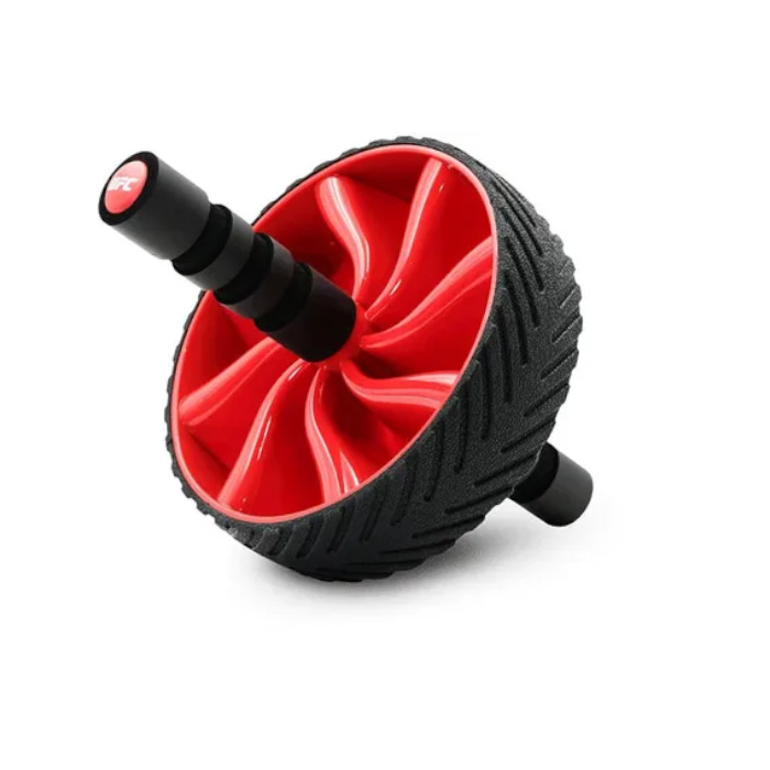 Ролик гимнастический UFC 17D (черный/красный)