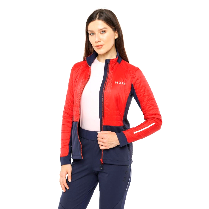 Куртка разминочная женская MOAX Tauri PRO Hybrid (красный)