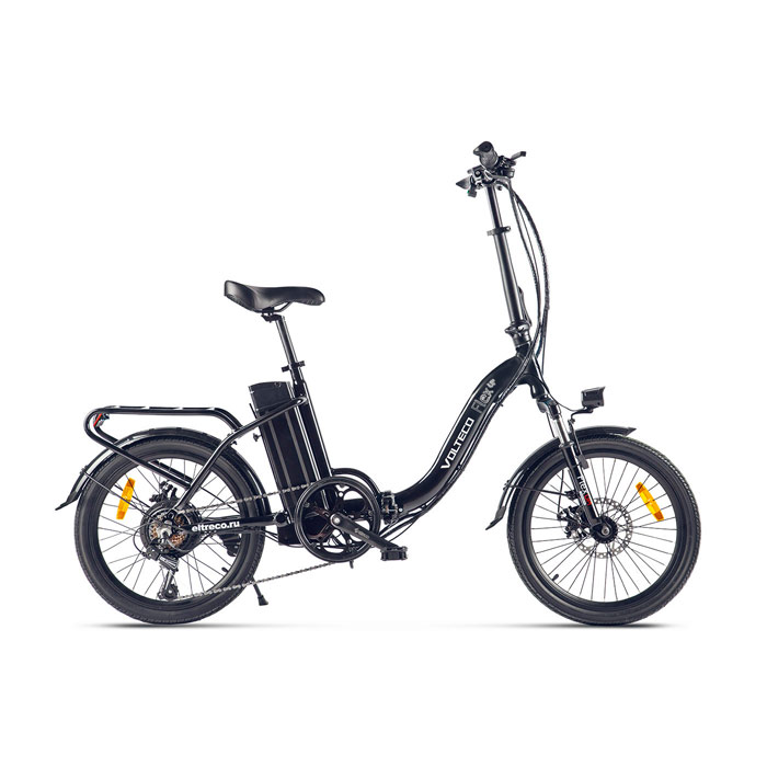 Электровелосипед VOLTECO FLEX UP! 500 Wh (черный) (2020)