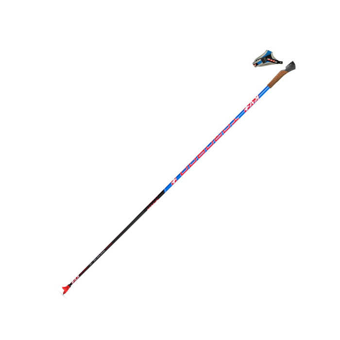 Лыжные палки KV+ (22P002QU) Tornado Plus Titan\QCD, cross country pole (Карбон 100%) (синий)