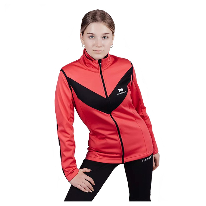 Куртка разминочная Jr. NORDSKI Base_Б/У (красный)