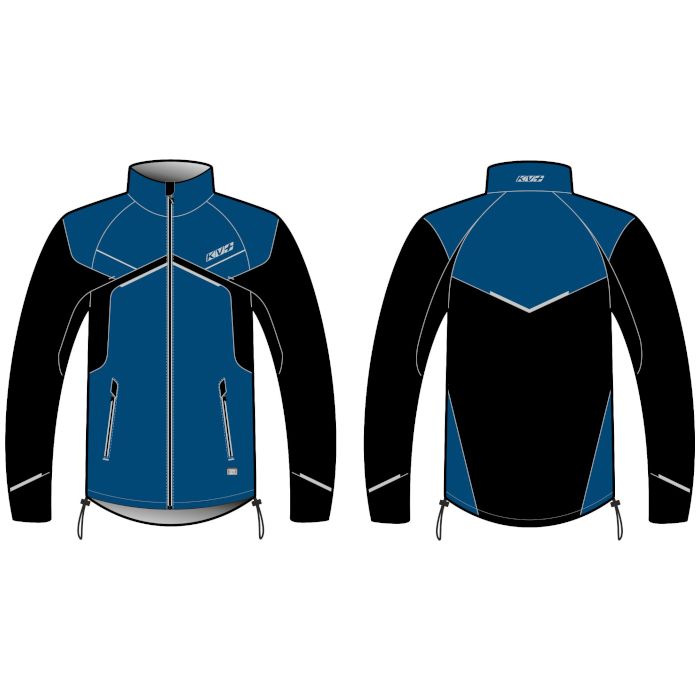 Куртка разминочная KV+ Davos (голубой/черный)