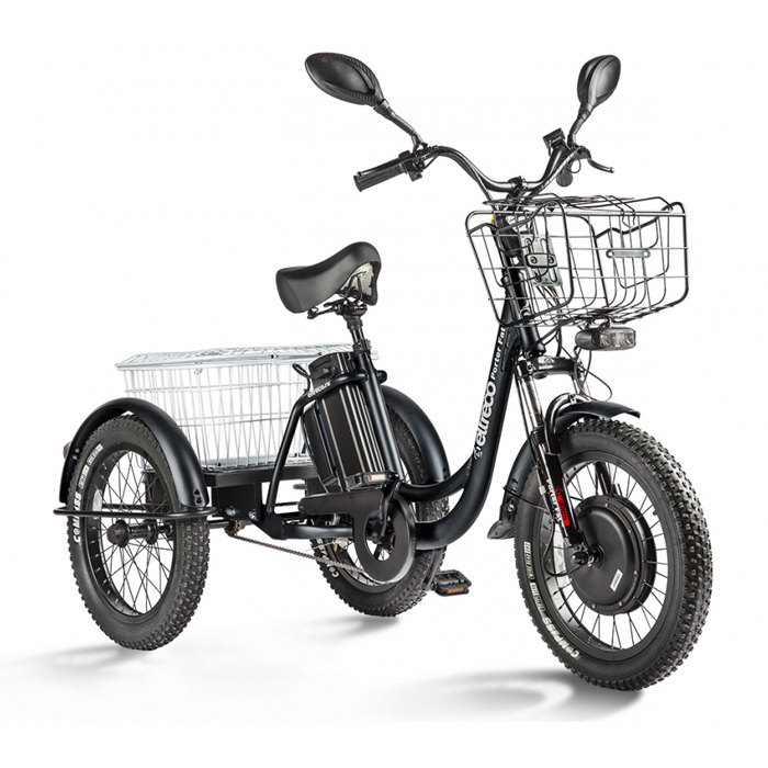 Трицикл ELTRECO Porter Fat 700 (черный) (2021)