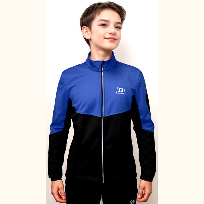 Костюм разминочный детский NONAME On The Move 24 (черный/синий)