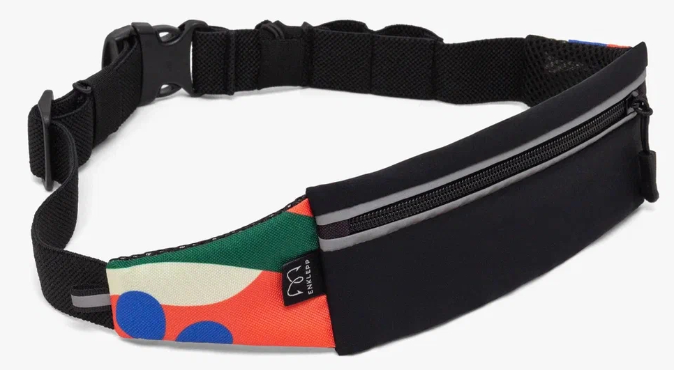 Сумка поясная ENKLEPP Run Belt 365 (черный/мультиколор)