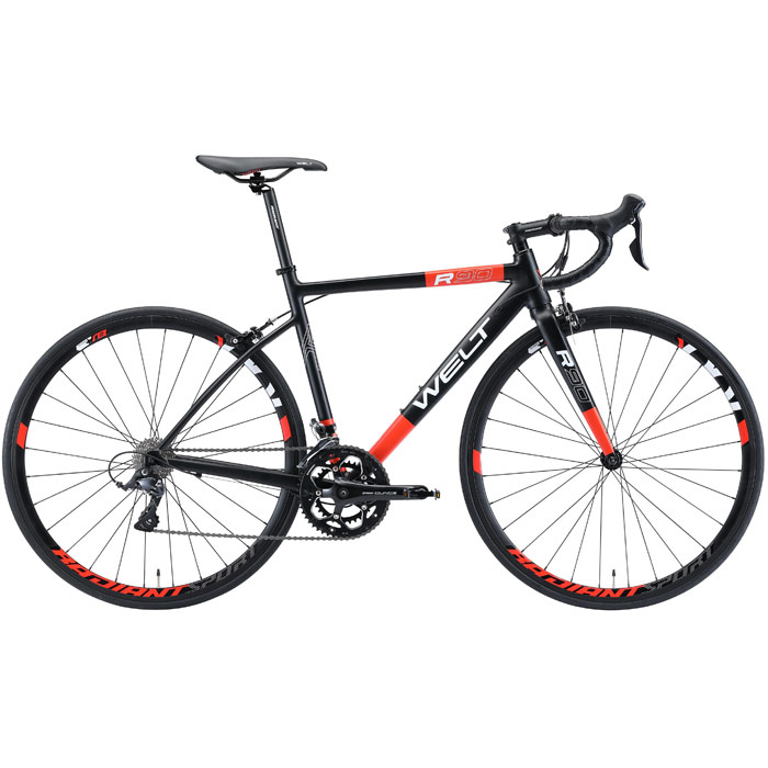 Велосипед WELT R90 (черный/красный) (2020)