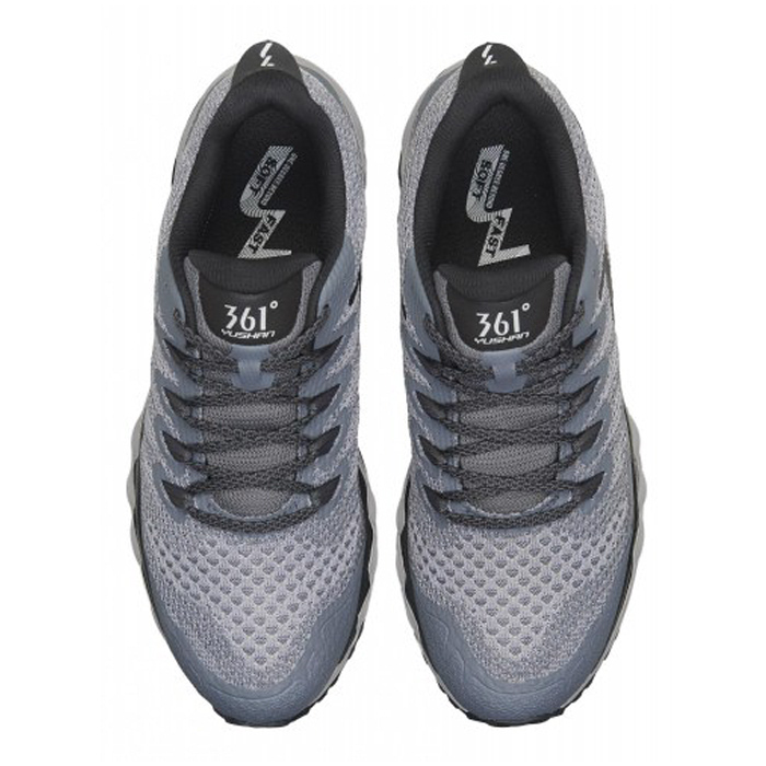 Кроссовки 361° Yushan WP (серый/черный)