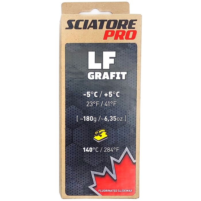 Парафин низкофтористый SCIATORE LF Grafit (-5°С +5°С) 180 г.