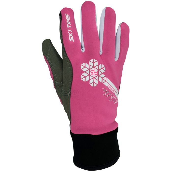 Перчатки лыжные SKI TIME Sphere Thermo (E.Valbe) (розовый)