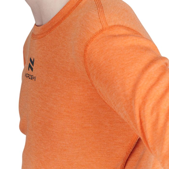 Комплект термобелья Jr. NORDSKI Soft (оранжевый/серый)