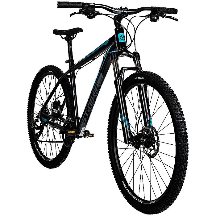 Велосипед STINGER Graphite Evo 27.5&quot;, Al, H-Disk Brake, 16-Speed (черный)