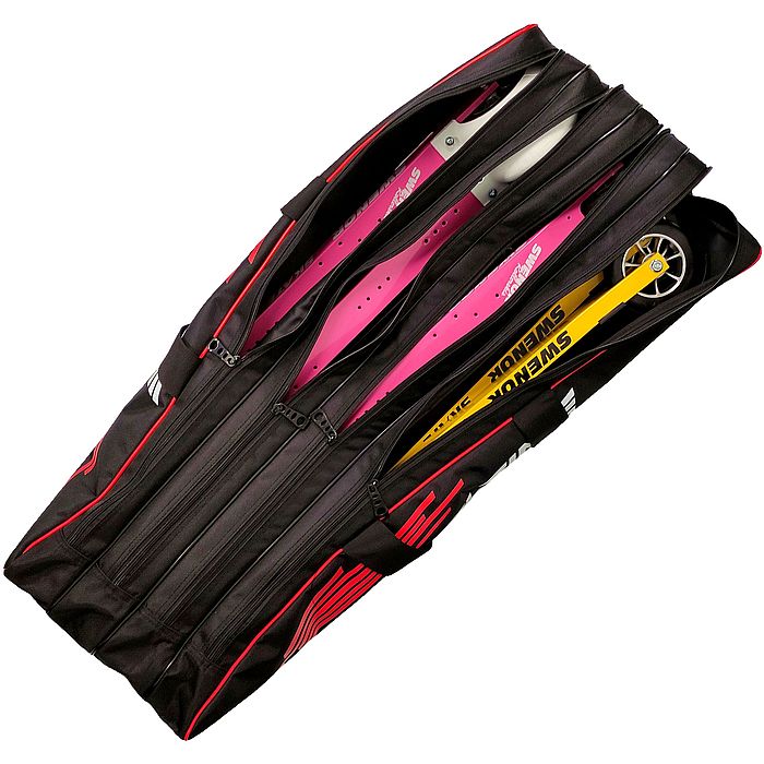 Чехол для лыжероллеров SKI TIME Big rollski bag (4 пары) (черный)