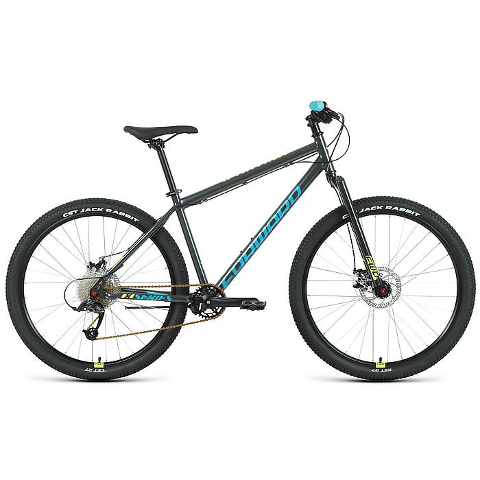 Велосипед FORWARD Sporting 27,5 X D (серый/зеленый) (2022)