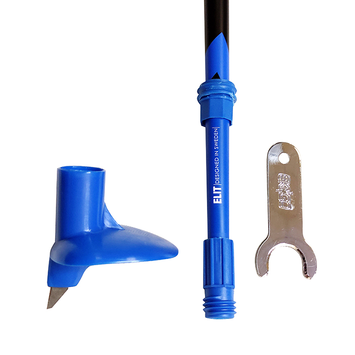 Лыжные палки SKIGO (24_BLU) Elit (Карбон 100%) (синий)