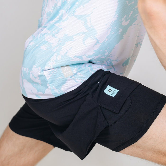 Шорты для бега NONAME Speed Tech 2IN1 (черный)