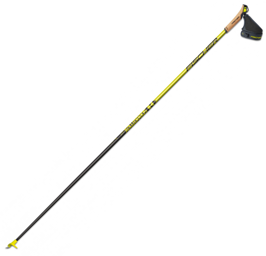 Лыжные палки FISCHER (Z40017) Speedmax Stiff (Карбон 100%) (черный/желтый)