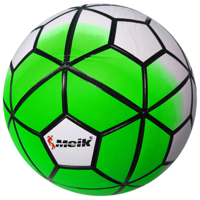 Мяч футбольный MEIK (4-слоя, TPU+PVC 3.2, 410-450 гр., машинная сшивка) (зеленый)