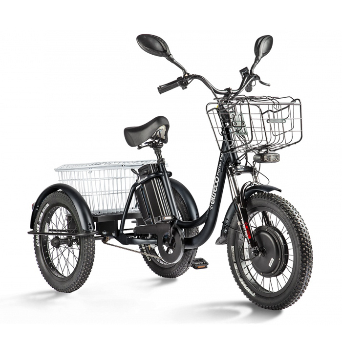 Трицикл ELTRECO Porter Fat 500 UP! (черный) (2021)