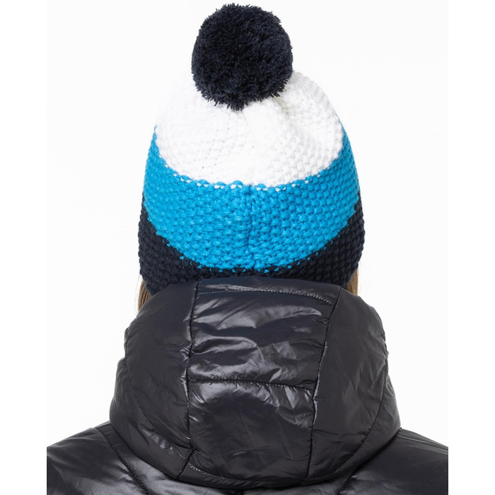 Шапка вязаная GTS Corn Knit 3 полоски (черный/синий)