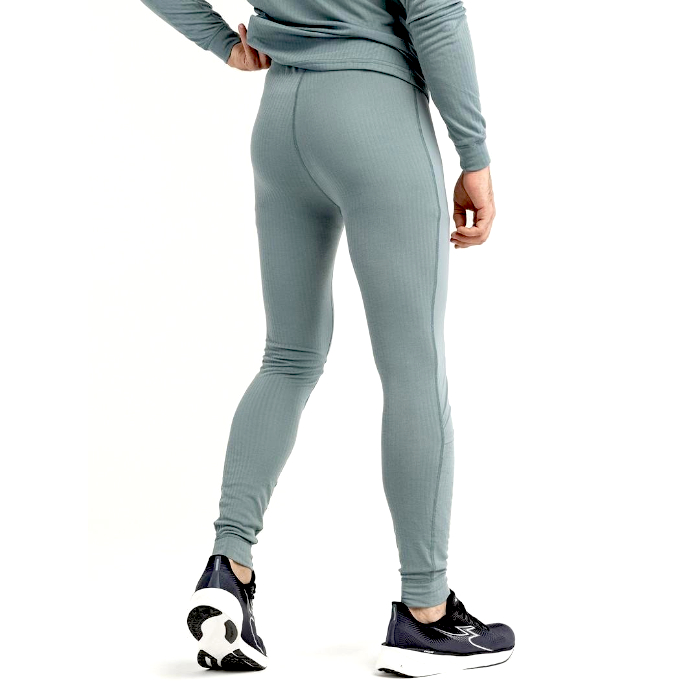 Термобелье мужское (низ) MOAX Race Wind (серый/зеленый)