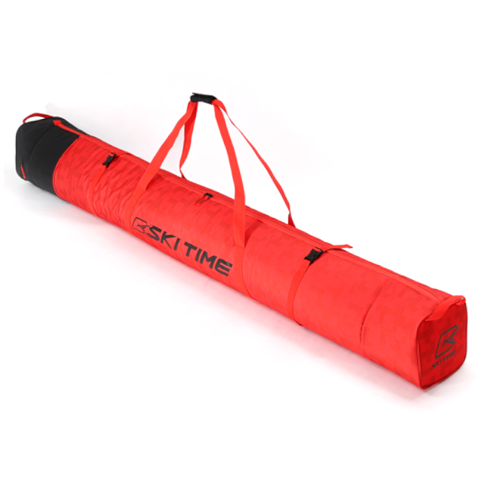 Чехол для беговых лыж SKI TIME Sphere (на 3 пары) (красный)