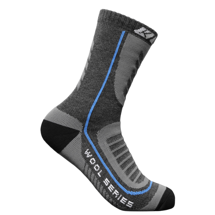Носки лыжные KV+ Nordic Step Wool (серый/синий)