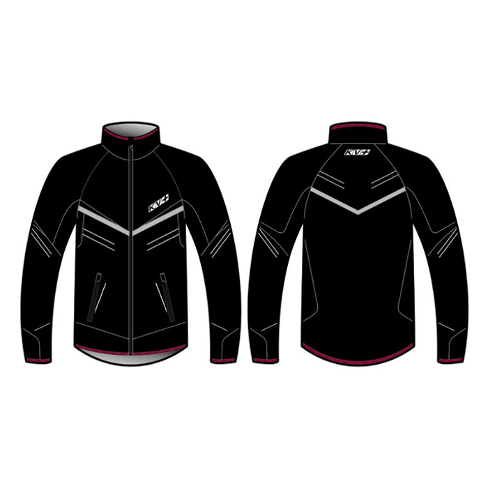 Куртка разминочная KV+ Premium Jacket Unisex (черный)