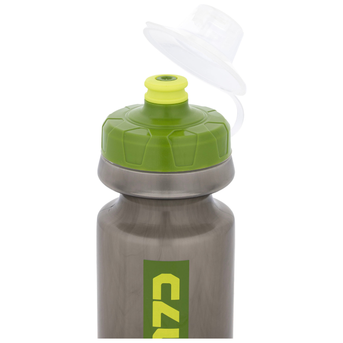 Фляга велосипедная CLUXX Ergo 550 (прозрачный/зеленый) 