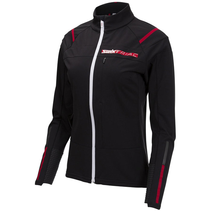 Куртка разминочная женская SWIX Triac Neo Shell (черный)