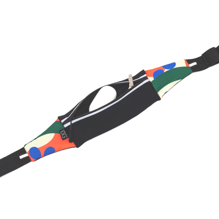 Сумка поясная ENKLEPP Run Belt 365 (черный/мультиколор)