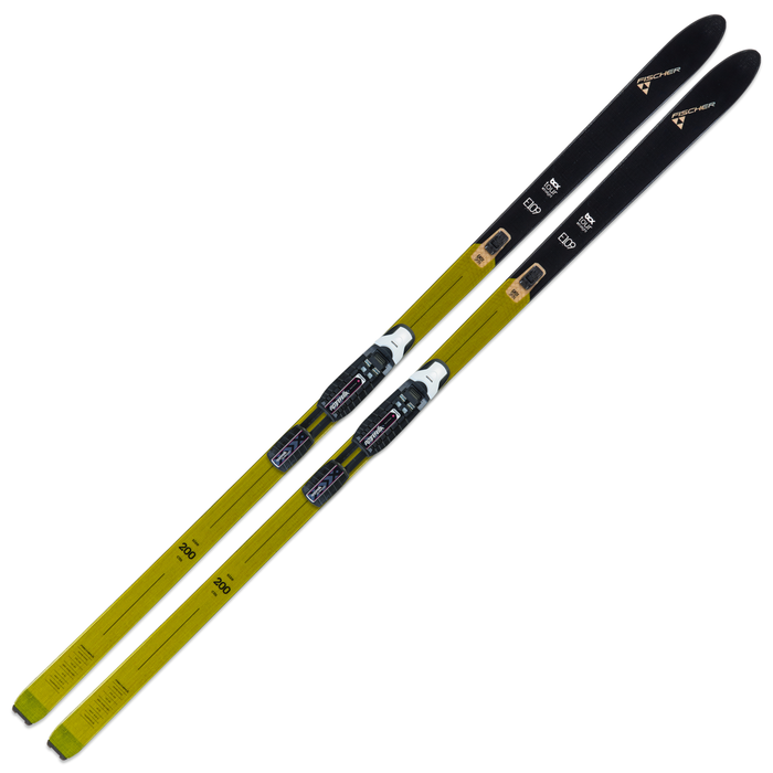 Лыжи беговые FISCHER E109 Xtralite Easy Skin (черный/желтый)