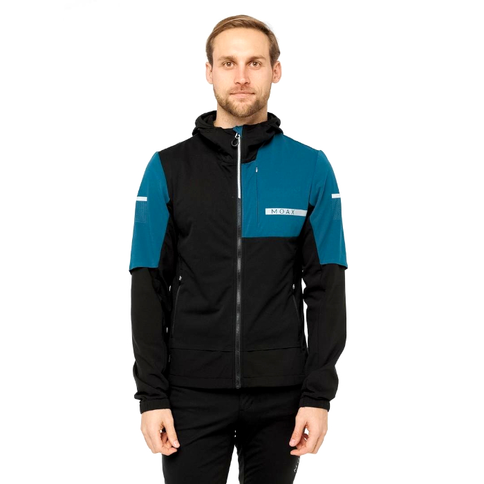Куртка разминочная MOAX Dickson Wind (черный/синий)