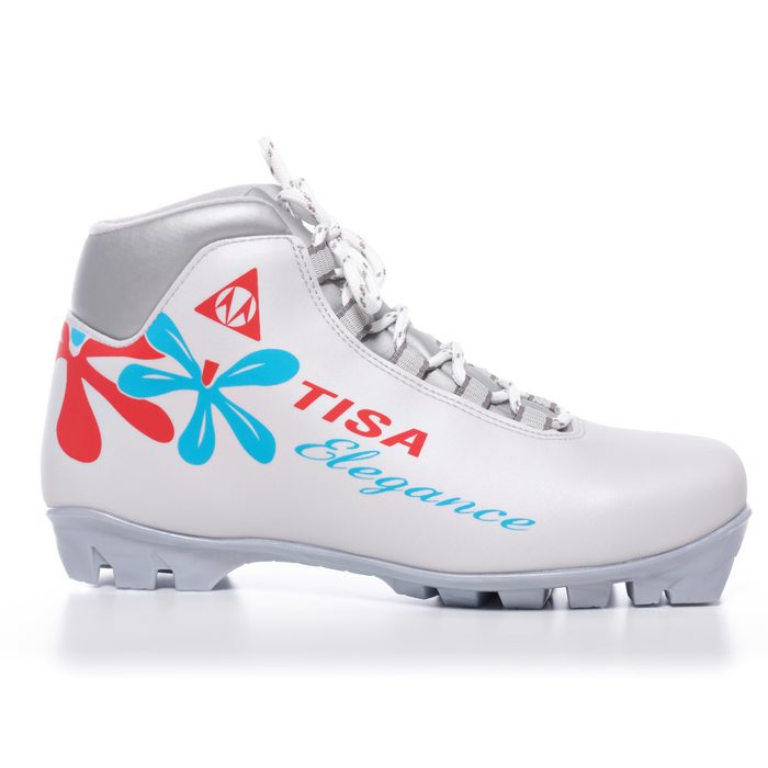 Лыжные ботинки TISA NNN Sport Lady (S80519) (белый/красный)
