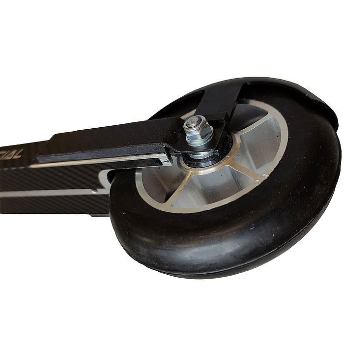 Лыжероллеры FFS Коньковые SK Soft (№ 2/средние) (черный)