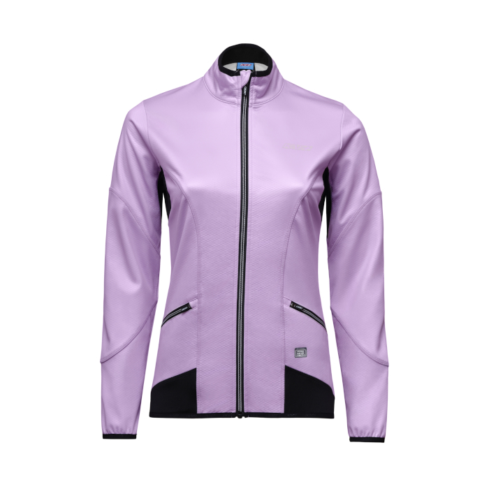 Куртка разминочная женская KV+ Karina (wind protection) (фиолетовый/черный)