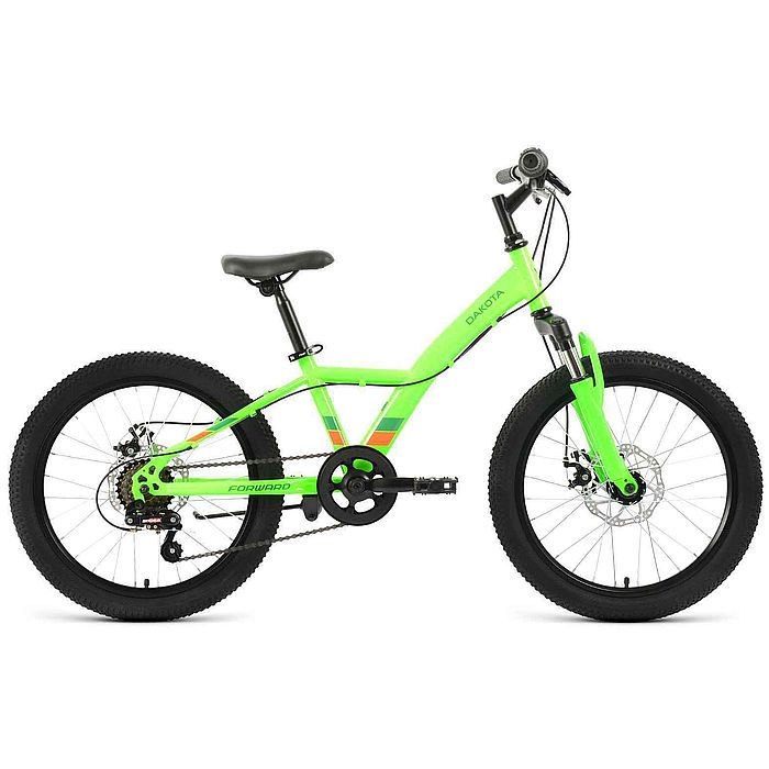 Велосипед FORWARD Dakota 20 2.0 D (зеленый/оранжевый) (2022)